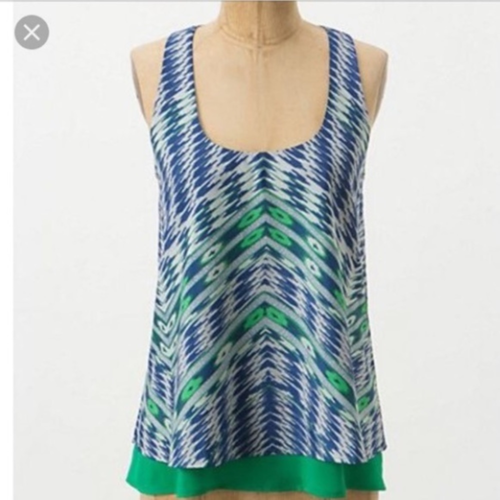 Maeve Ikat Sleeveless Top